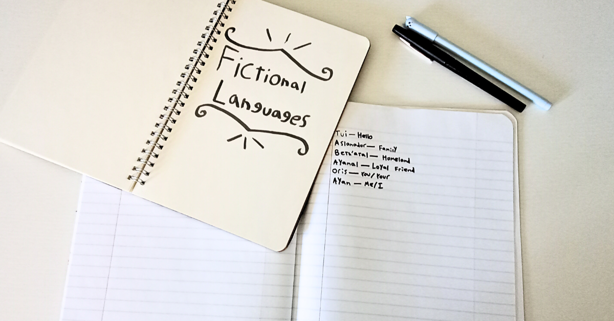 How I Create Fictional Languages